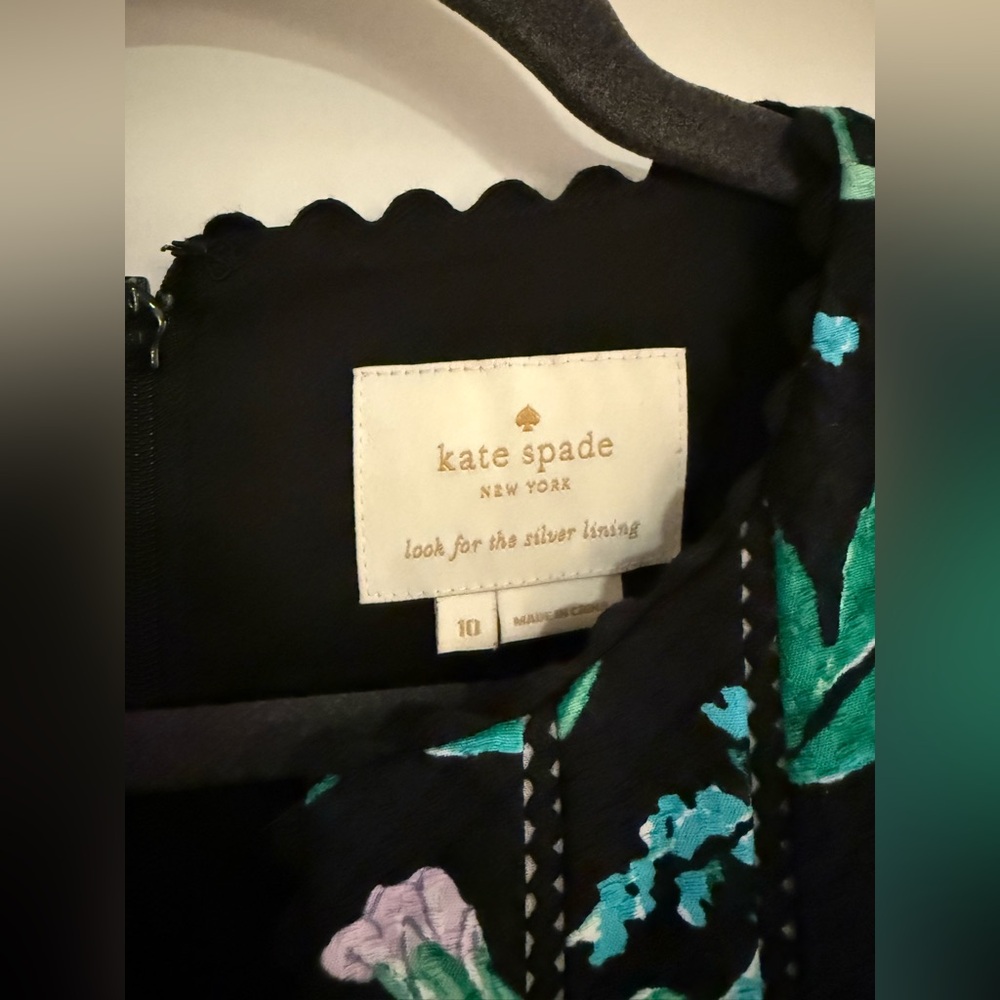 Kate Spade Jardin Tile Jacquard Dress - Picture 4 of 4